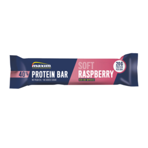 Maxim 40% Protein Bar Soft Raspberry 50g