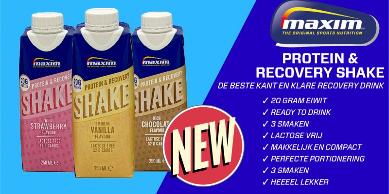 NEW: Maxim Protein & Recovery Shake