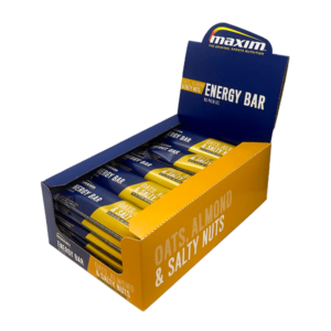 Maxim Energy Bar Oats, Almonds & Salty Nuts 25x55g