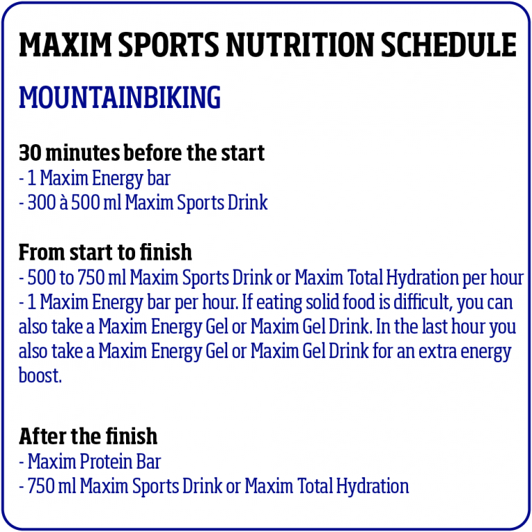 Sports nutrition mountain biking the right sports nutrition for MTB