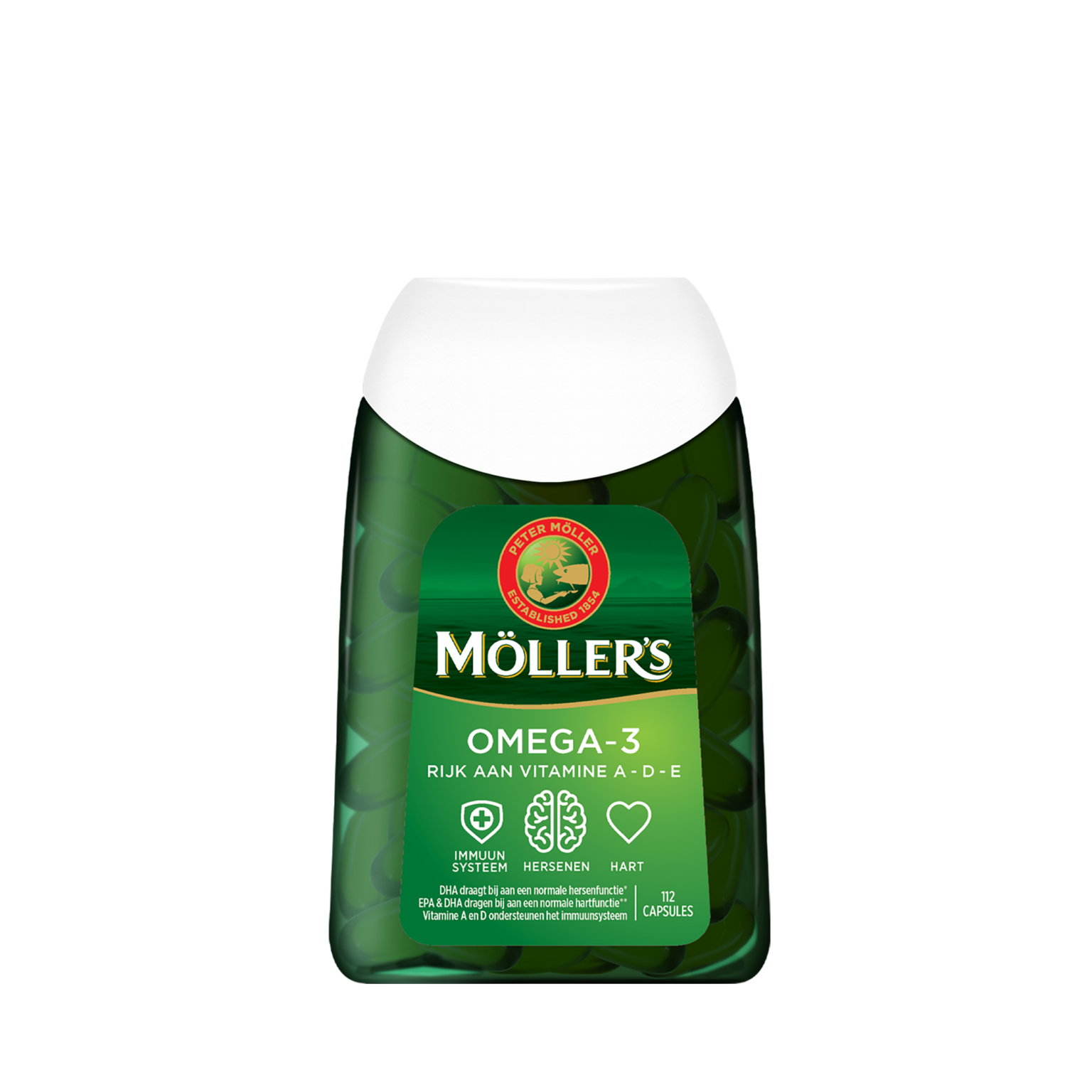 Möller's Omega3 Fish Oil Capsules 112caps Maxim Sportvoeding